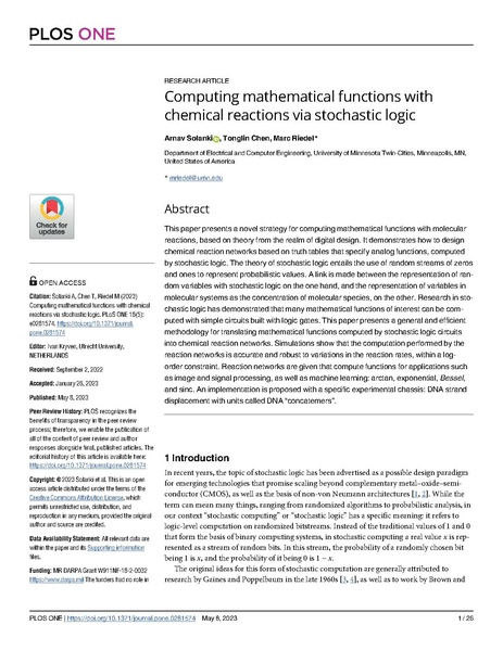 File:Solanki chen riedel computing mathematical functions with chemical reactions via stochastic logic.pdf