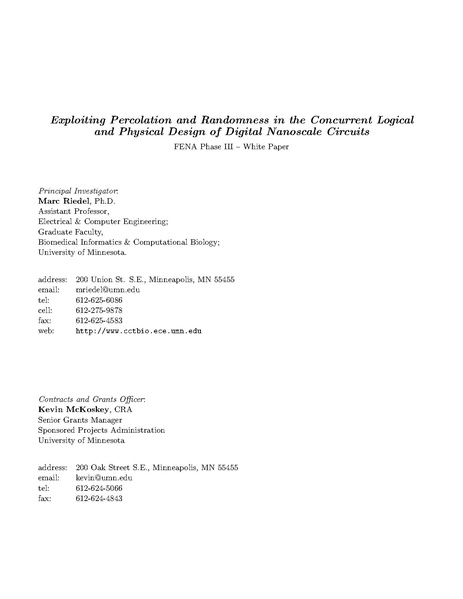 File:Riedel Exploiting Percolation and Randomness in the Concurrent Logical and Physical Design of Digital Nanoscale Circuits.pdf